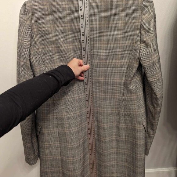 Babaton Plaid Long Blazer Jacket/Coat Blazer - Size 00 - Picture 2 of 2